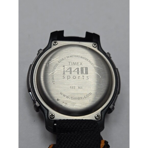 Timex 1440 Sports Digital Indiglo Alarm Chrono Watch 50M WR New Battery Mens - Picture 13 of 13